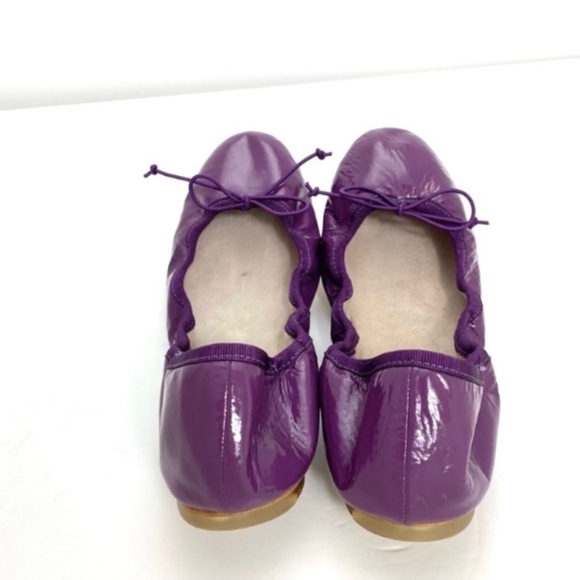 BLOCH Patent Leather Round Toe Travel Ballet Flats in Purple Size 37.5 - Picture 8 of 10
